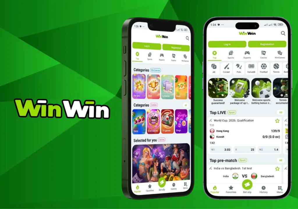 اپلیکیشن موبایل وین وین بت