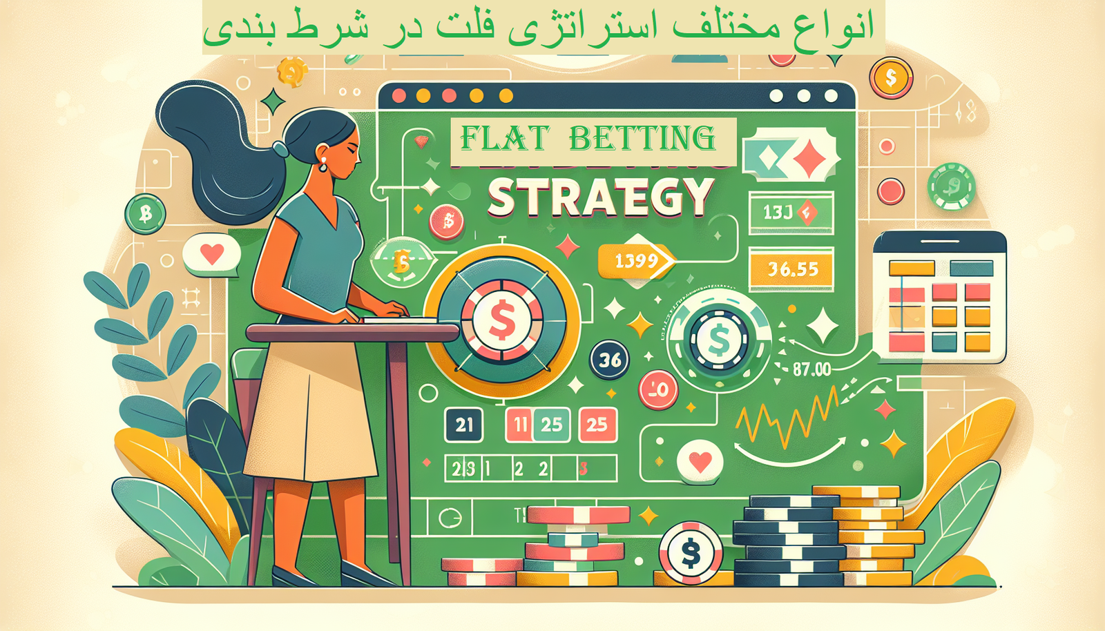 استراتژی فلت در سایت وین وین بت